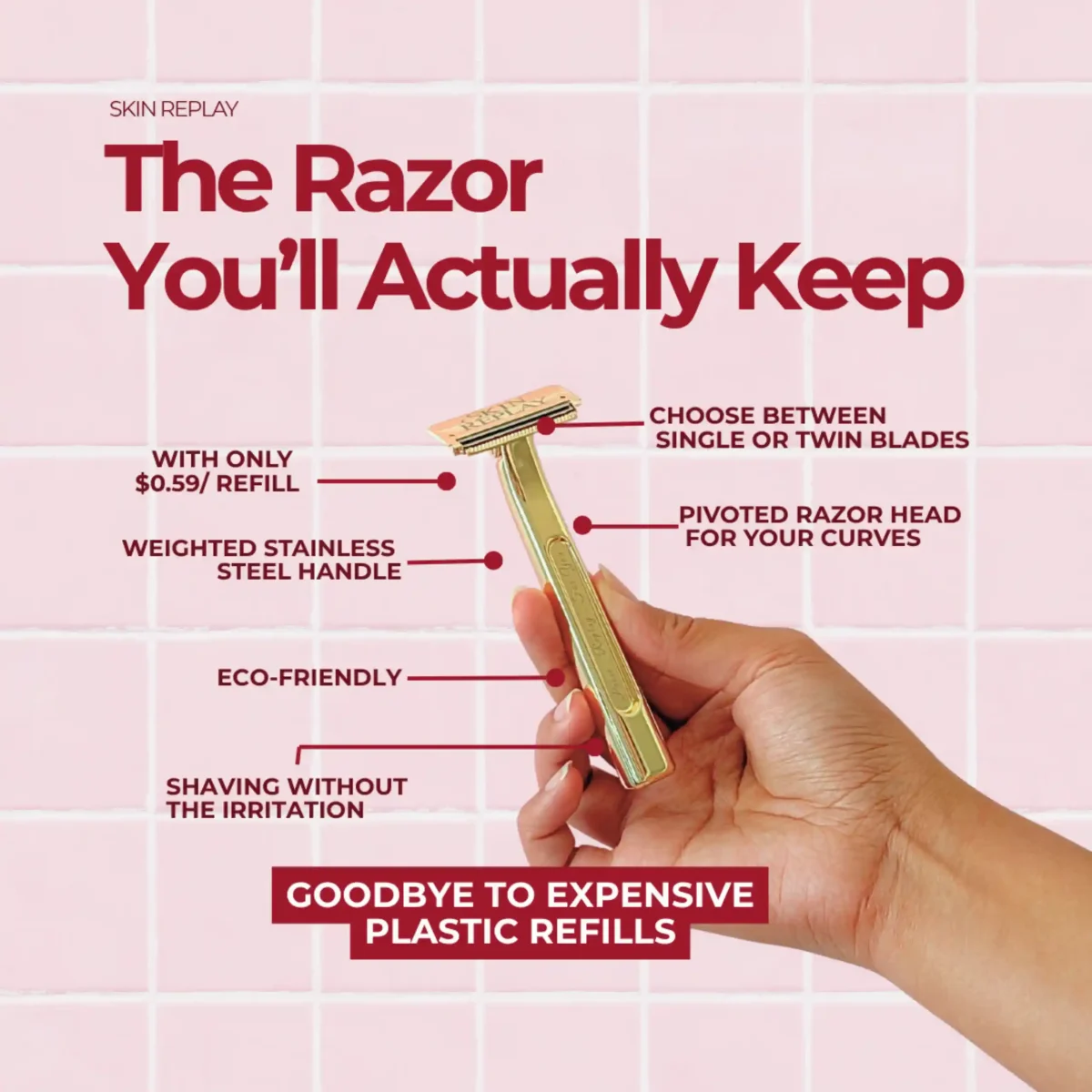 skin replay women's razor