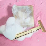 shaving cream in a bar for woman