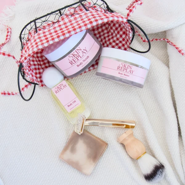 the ultimate shaving kit to prevent ingrown hair and razor bumps and strawberry skin