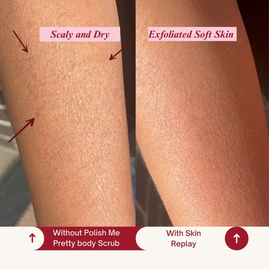 Polish Me pretty shaving Exfoliating scrub